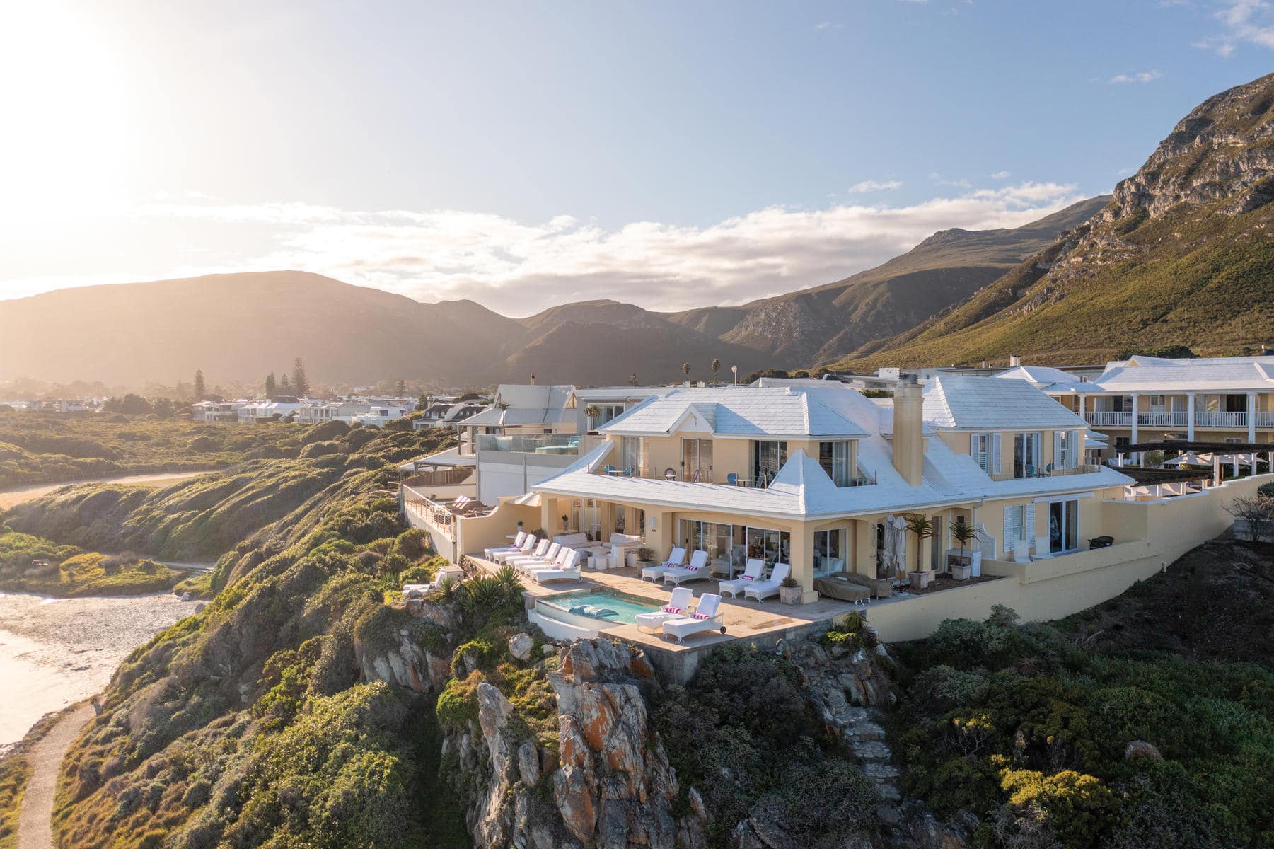 Aerial view of Birkenhead House Hermanus