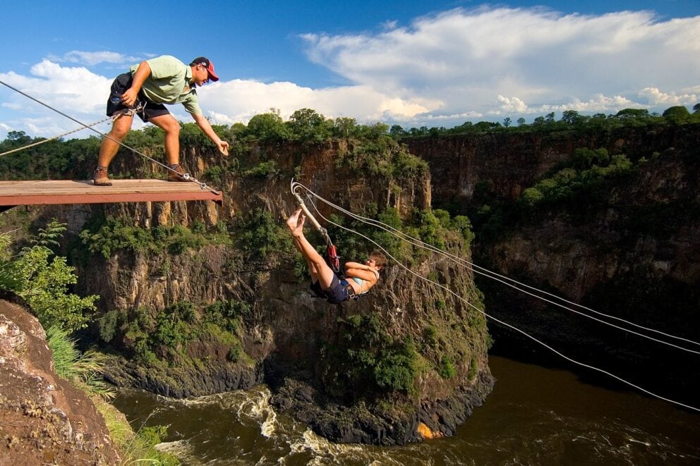 Victoria Falls Activities GorgeSwing | Photo credit: Victoria Falls Hotel