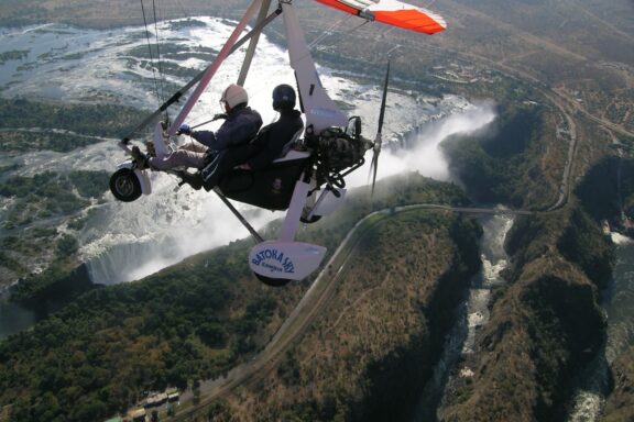 Victoria-Falls Activities MicroLight | Photo credit: Victoria Falls Hotel