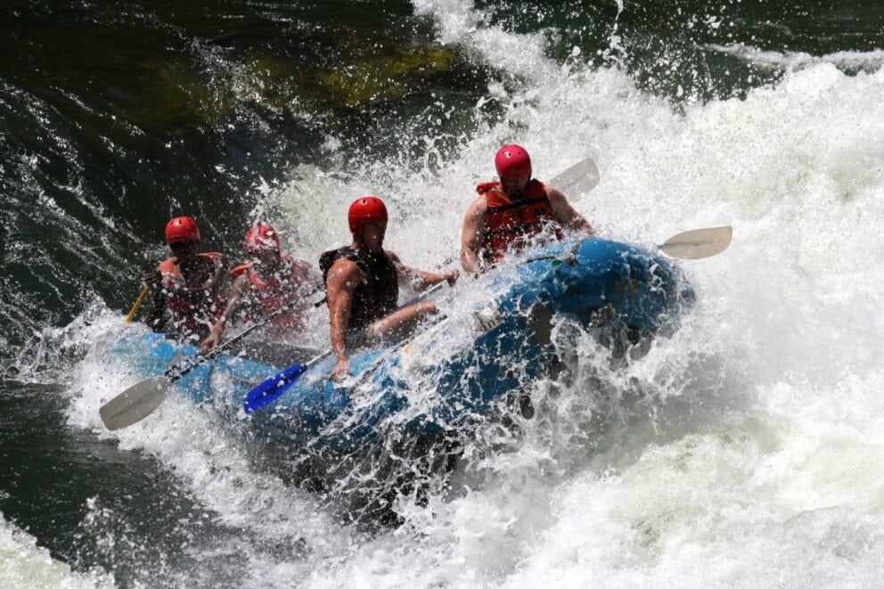 Victoria Falls Activities Rafting | Photo credit: Victoria Falls Hotel