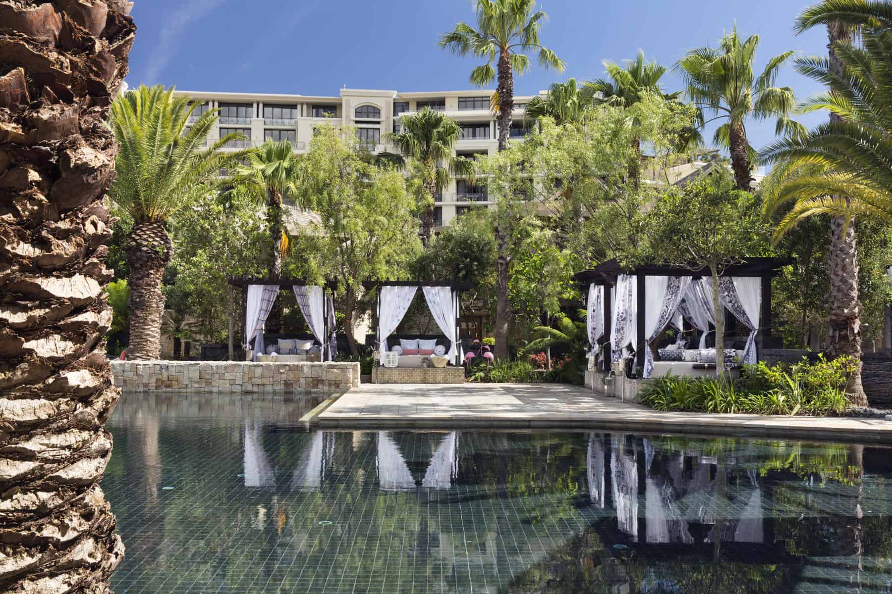 Pool side view at One&Only Cape Town