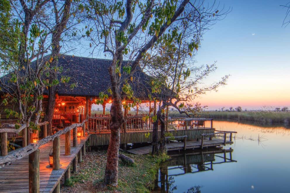 Camp Xakanaxa in the Moremi Game Reserve