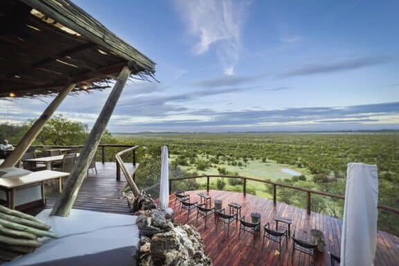 Deck at Ongava Lodge, Namibia