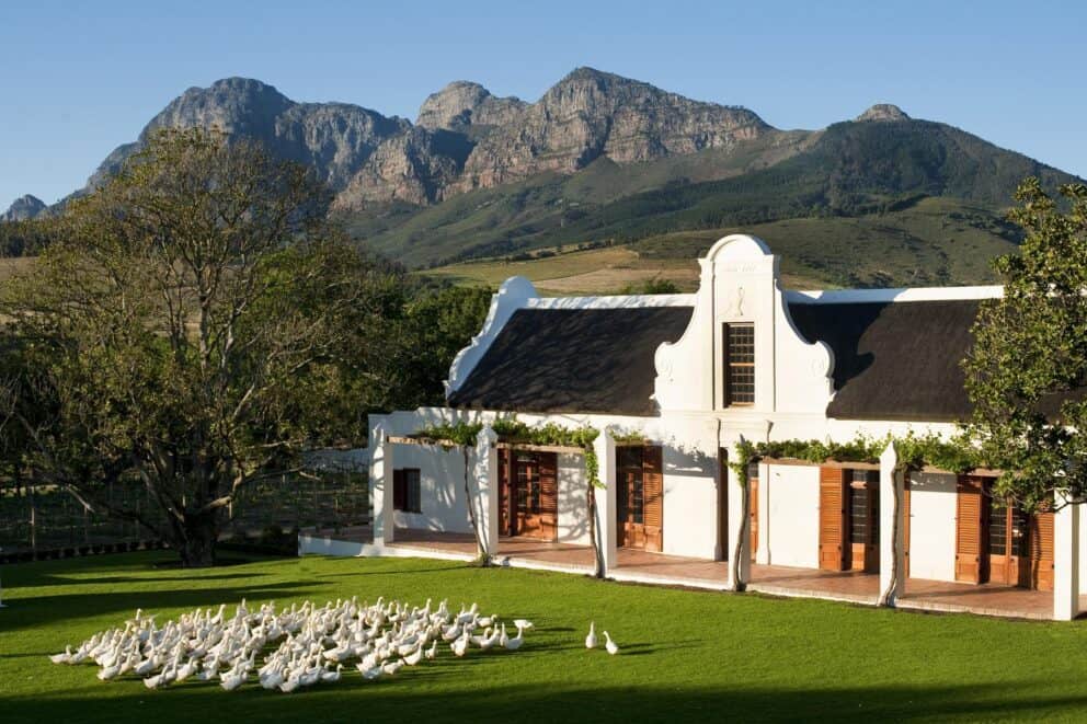 Oude Werf Hotel in Stellenbosch South Africa