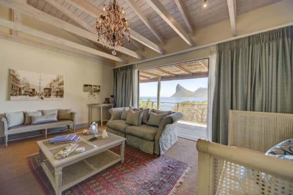 Interior of a room at Tintswalo Atlantic