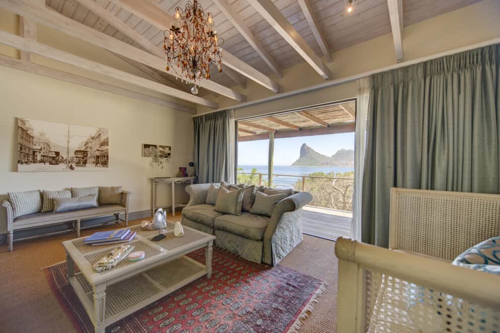 Interior of a room at Tintswalo Atlantic 