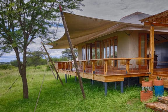 Sayari - deck leading from the bar area