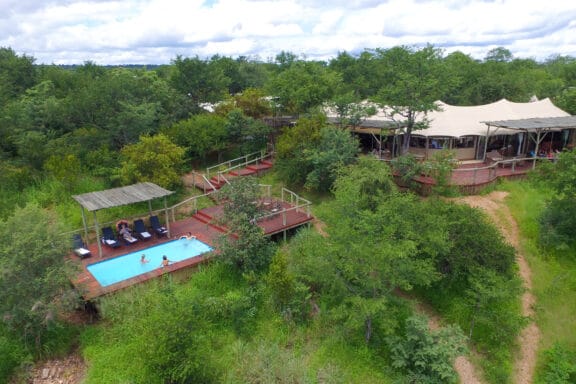 Aerial View of Camp Elephant