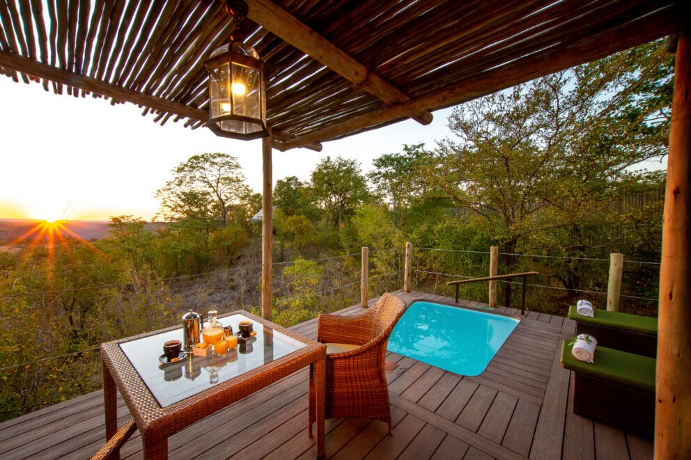 Exterior of The Elephant Camp - Deck