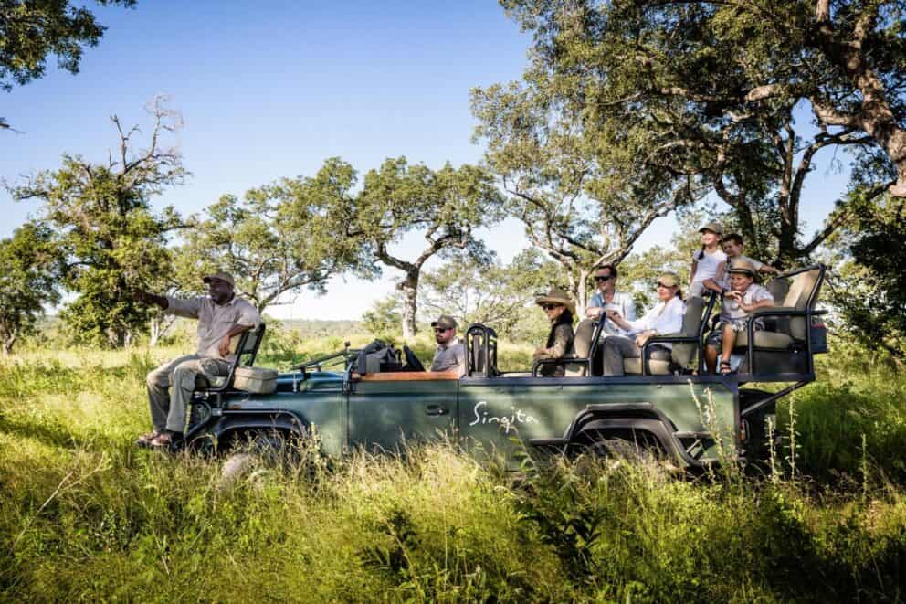Game Drive at Singita Ebony Lodge | Photo credit: Singita Ebony Lodge