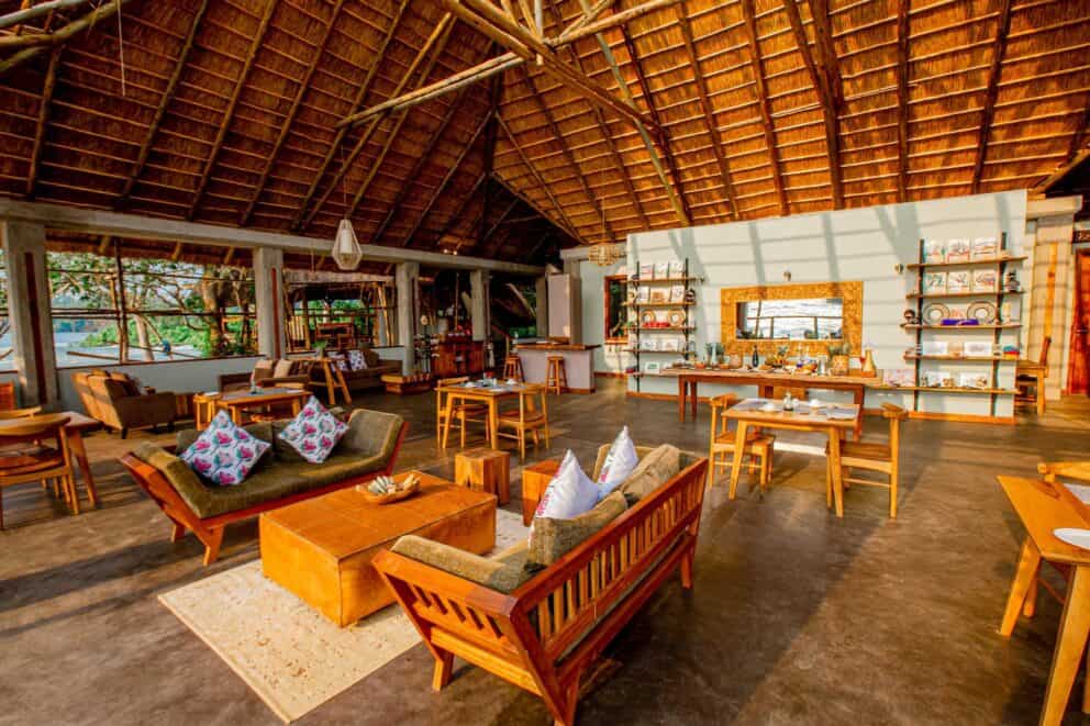 Riverfront restaurant | Photo credits: Lemala Wildwaters Lodge