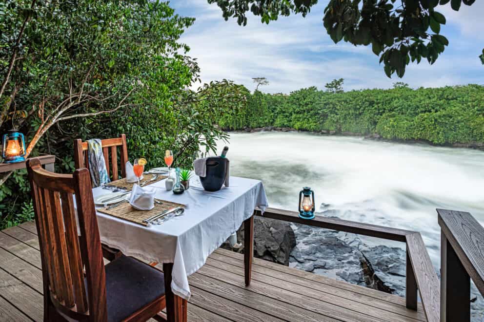 Riverfront restaurant | Photo credits: Lemala Wildwaters Lodge