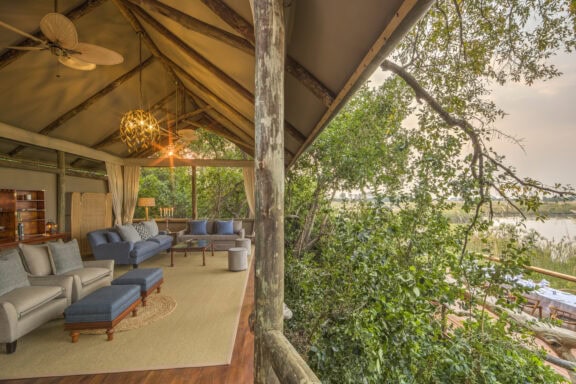 Balcony at Shinde in Botswana | Photo credit: Shinde