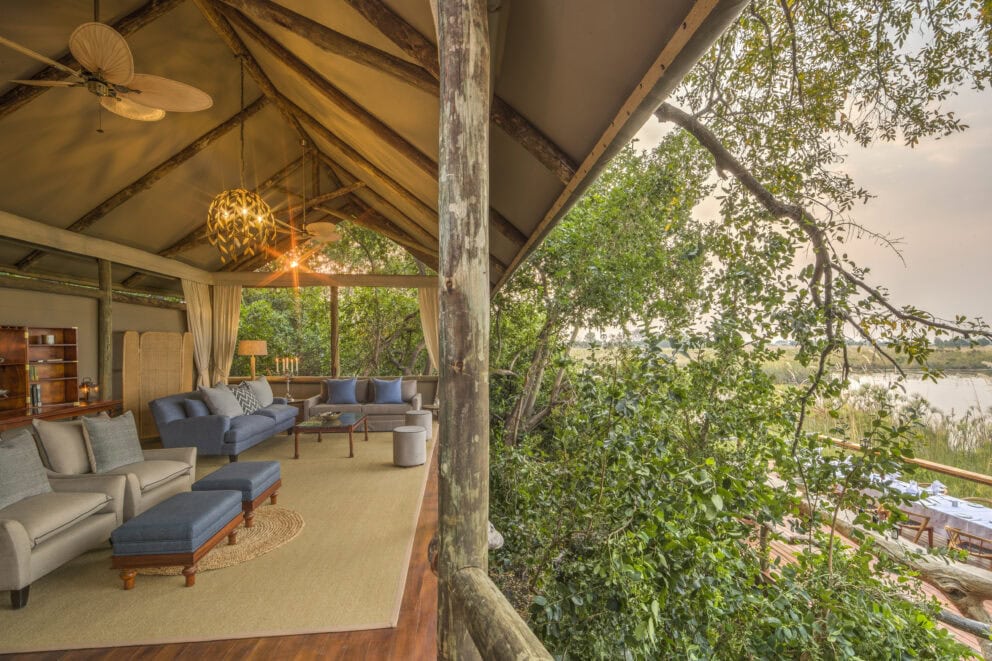 Balcony at Shinde in Botswana | Photo credit: Shinde