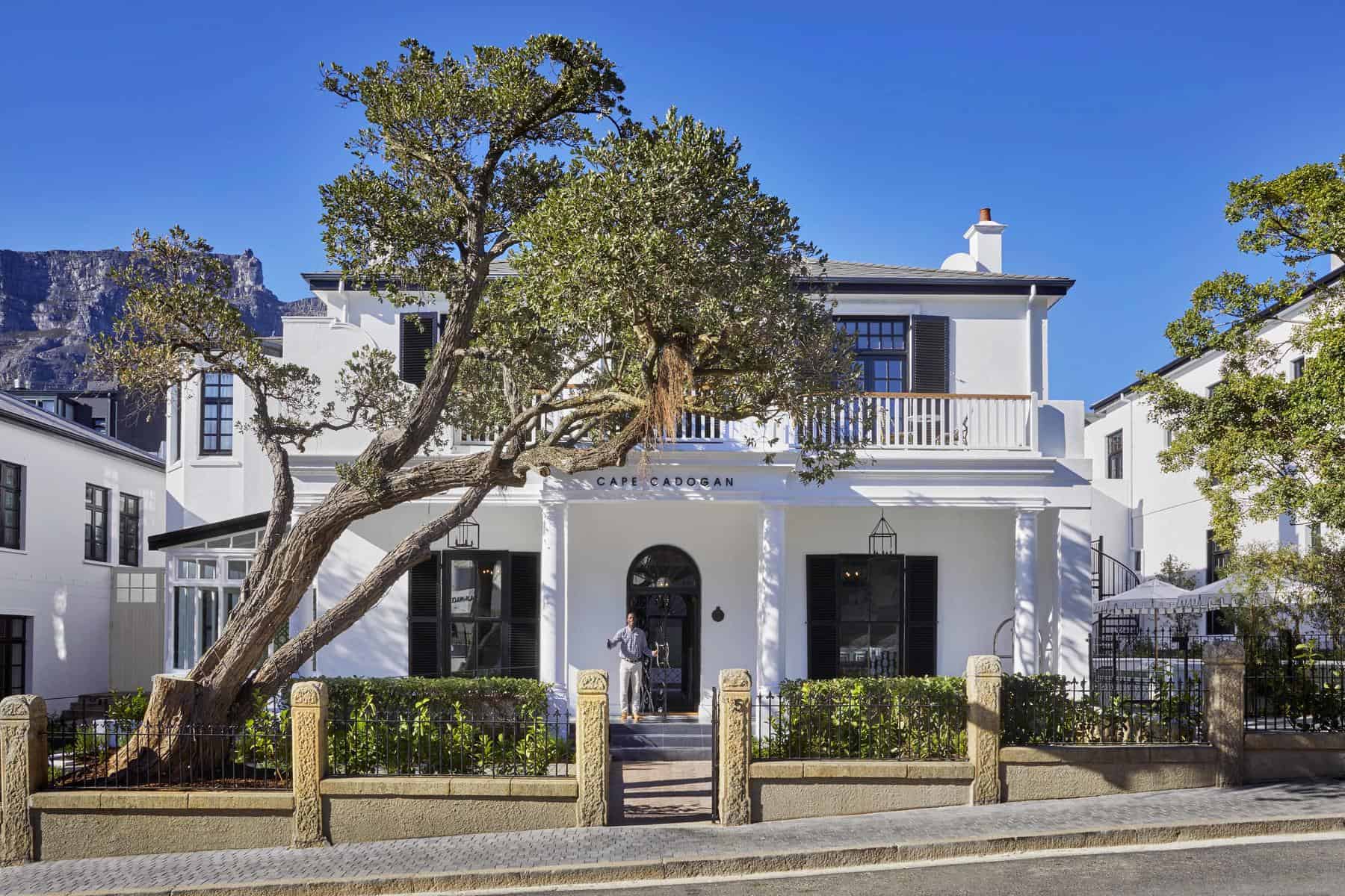 Entrance view of the Cape Cadogan Boutique Hotel in Cape Town