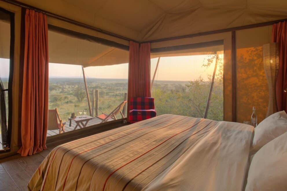 Tent interior at Eagle View in Kenya | Photo credit: Eagle View