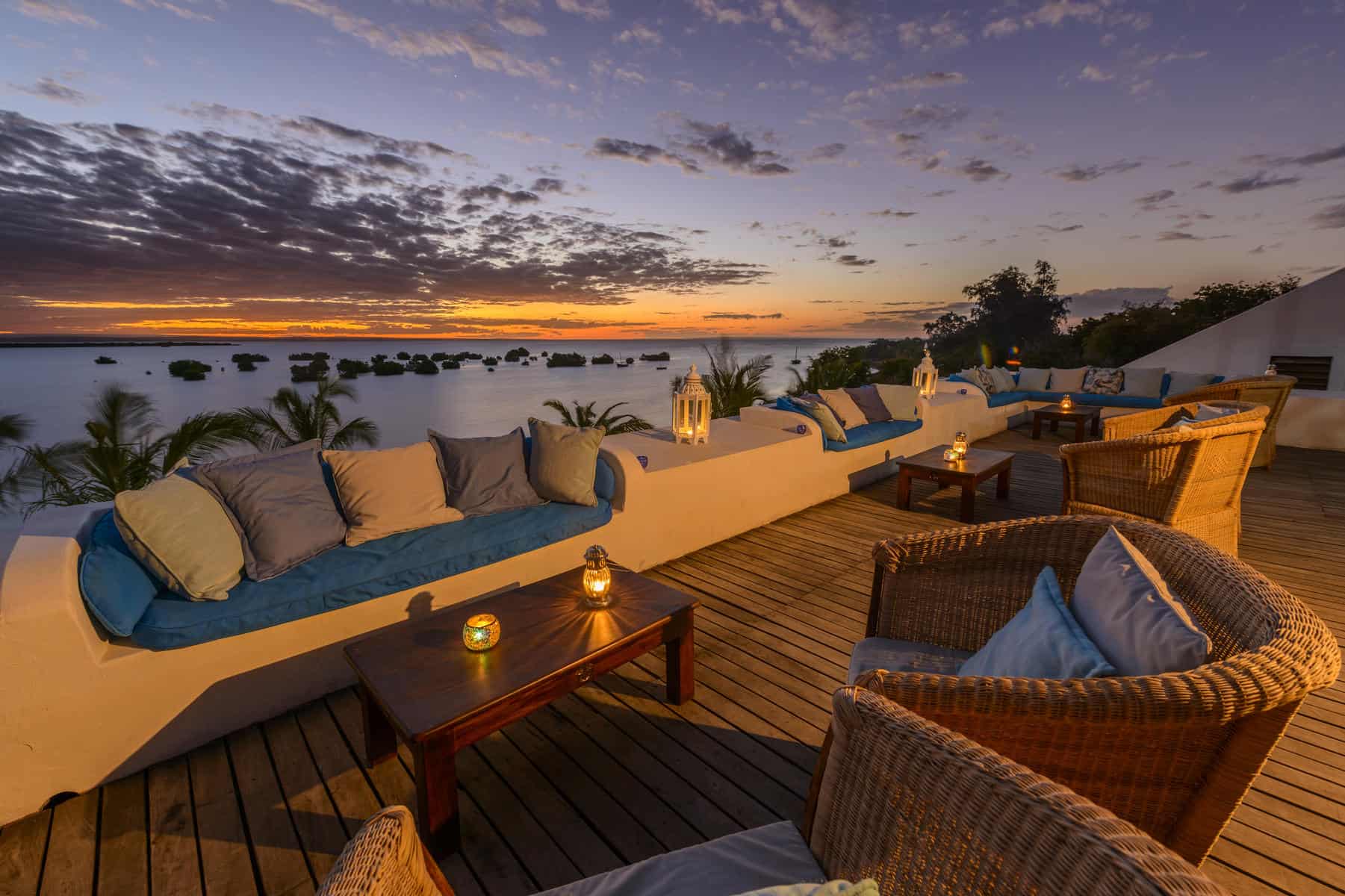 Ibo Island Lodge sky bar