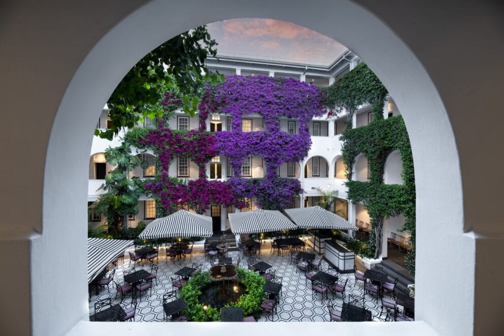 Seating area inside hotel | Photo credit: Winchester Hotel