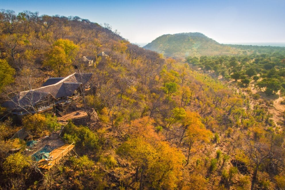 Aerial view of camp | Photo credit: Ghoha Hills
