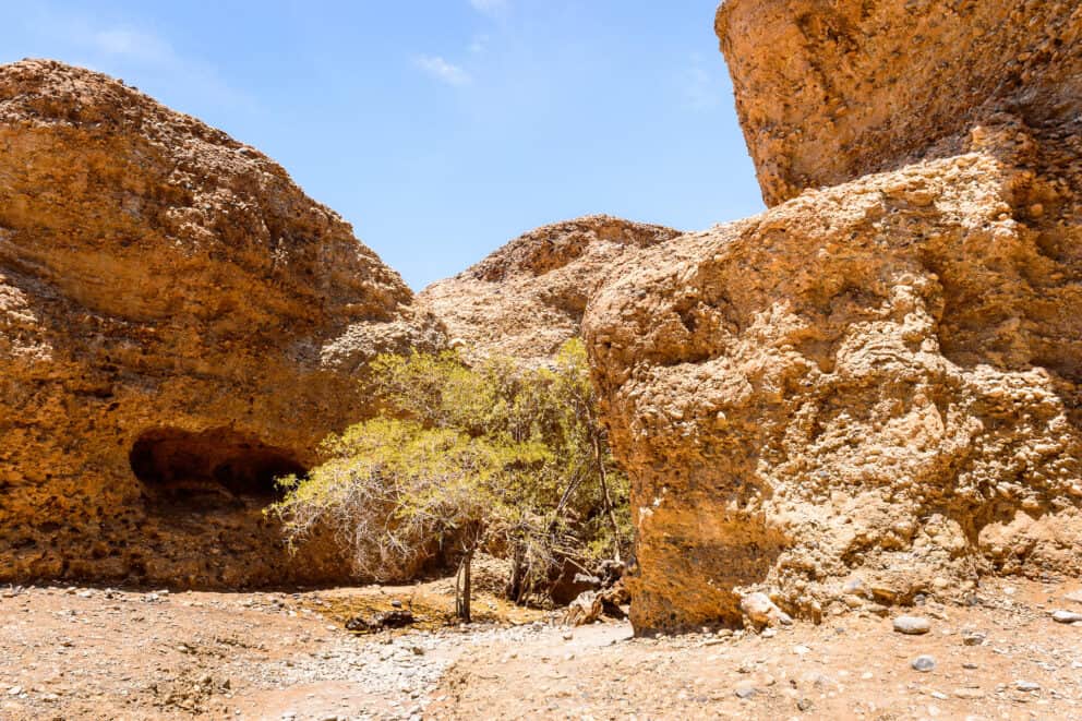 Sesriem Canyon in Namibia.
