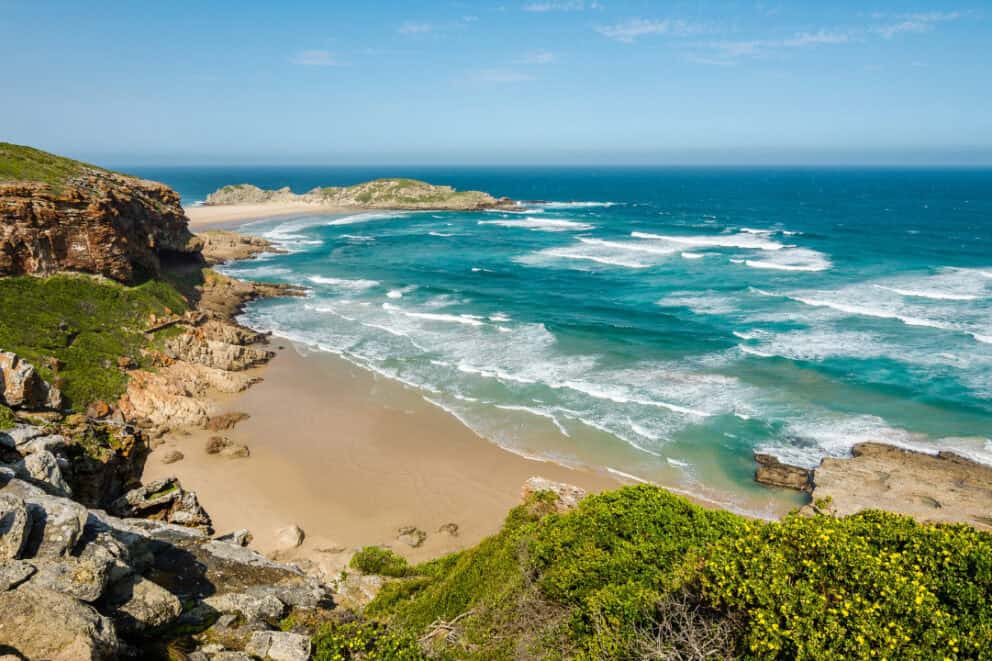 Robberg Nature Reserve beach.