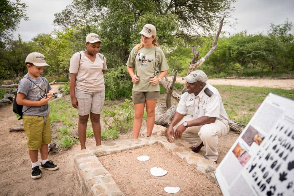 Kids enjoying the Kambaku Kubs Program at Kambaku Safari Lodge, South Africa.