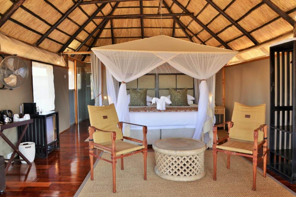 Luxury suite bedroom | Photo credits: Khulu Bush Camp