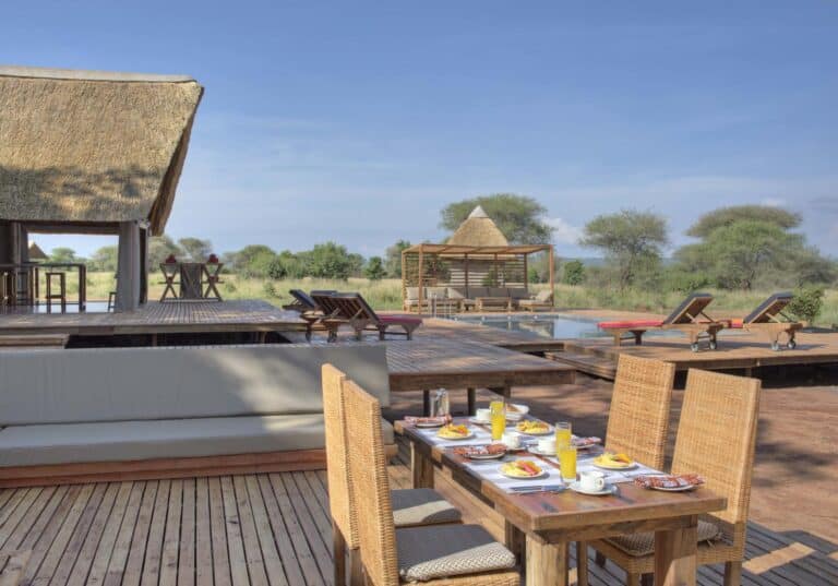 Main dining area at