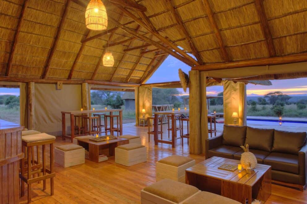 arangire Ndovu Tented Lodge Bar Area | Photo Credits - Tarangire Ndovu Tented Lodge