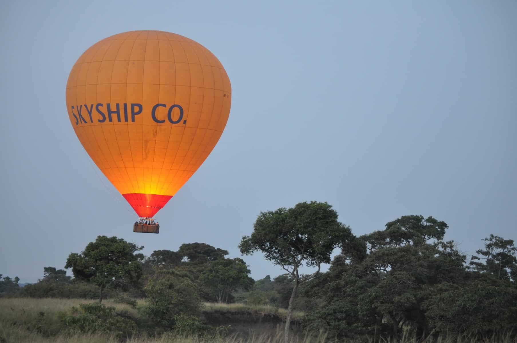 Hot Air Balloon Safari over the Masai Mara at dawn