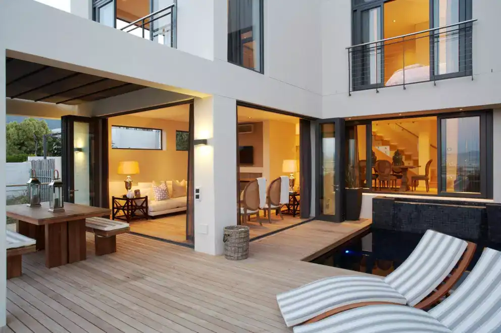 View of the deck at African Elite - De Waterkant apartments