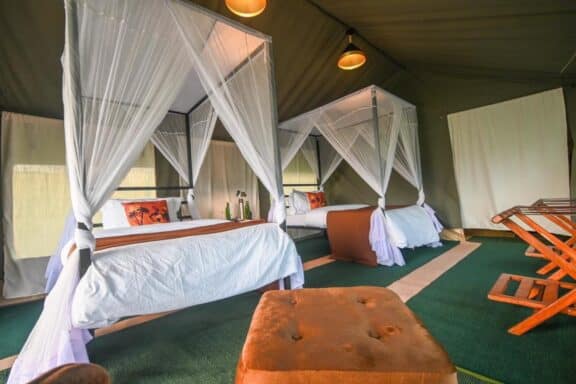 Guest Tent Facilities | Photo Credits - Nasikia Mobile Migration Camp