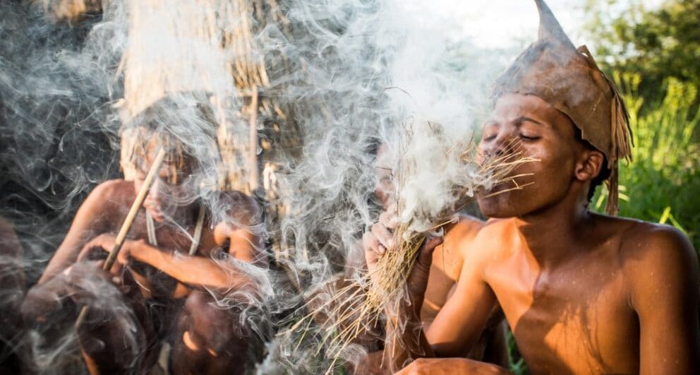 San Culture in Botswana.