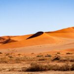 Red sand dunes in Namibia