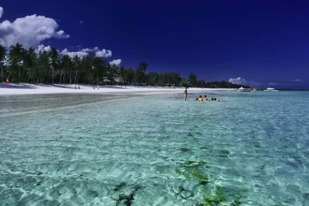 Malindi beach in Kenya.