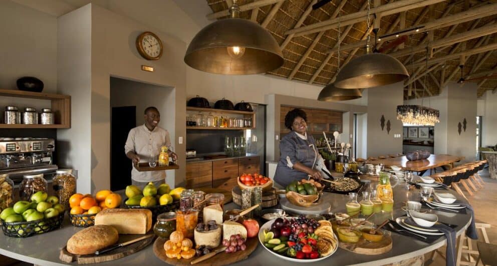 Rockfig safari lodge timbavati south africa breakfast buffet