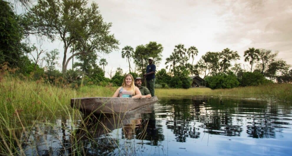 kwando splash camp okavango delta accommodation botswana safari mokoro