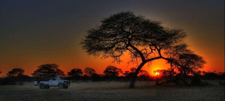 An African sunset is hard to beat