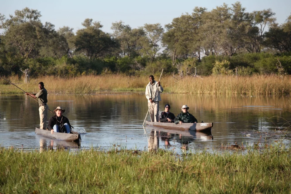 Mokoro rides in Botswana. Ask our safari experts about your Botswana safari cost.