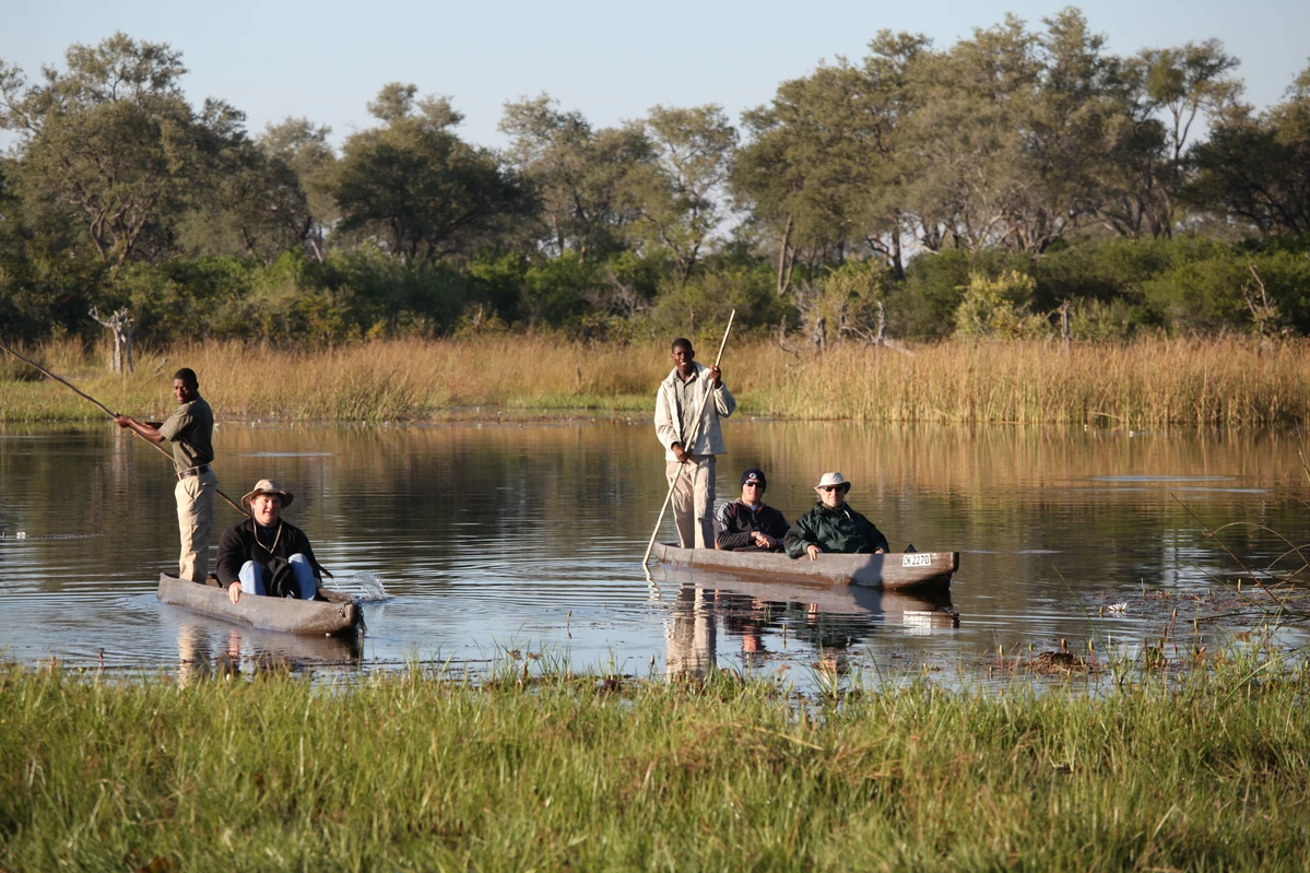 Mokoro rides in Botswana. Ask our safari experts about your Botswana safari cost. 
