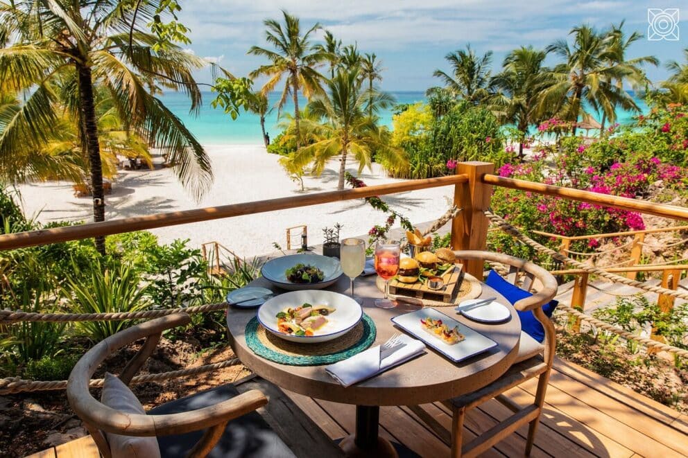 Breakfast with a view of the beach in Zanzibar | Photo credit: Zuri Zanzibar Hotel