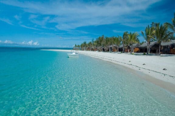 Beach on Inhaca Island in Mozambique.