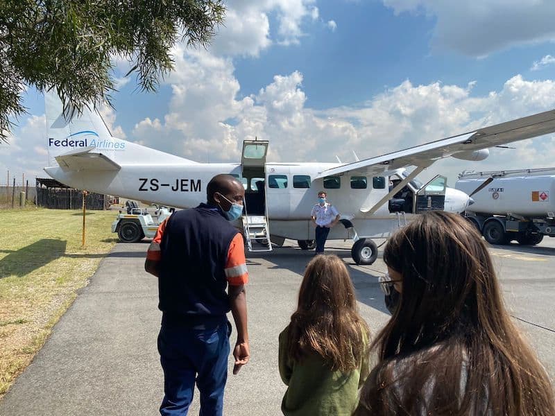 Flying was a game changer and made the trip so easy too.