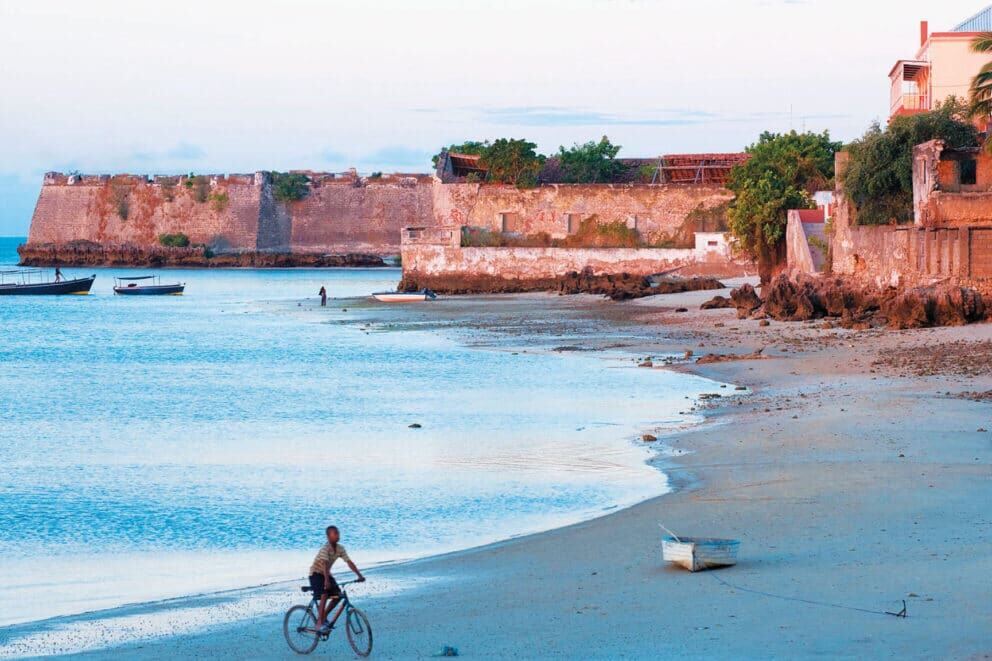 Beach cycling Mozambique Holiday