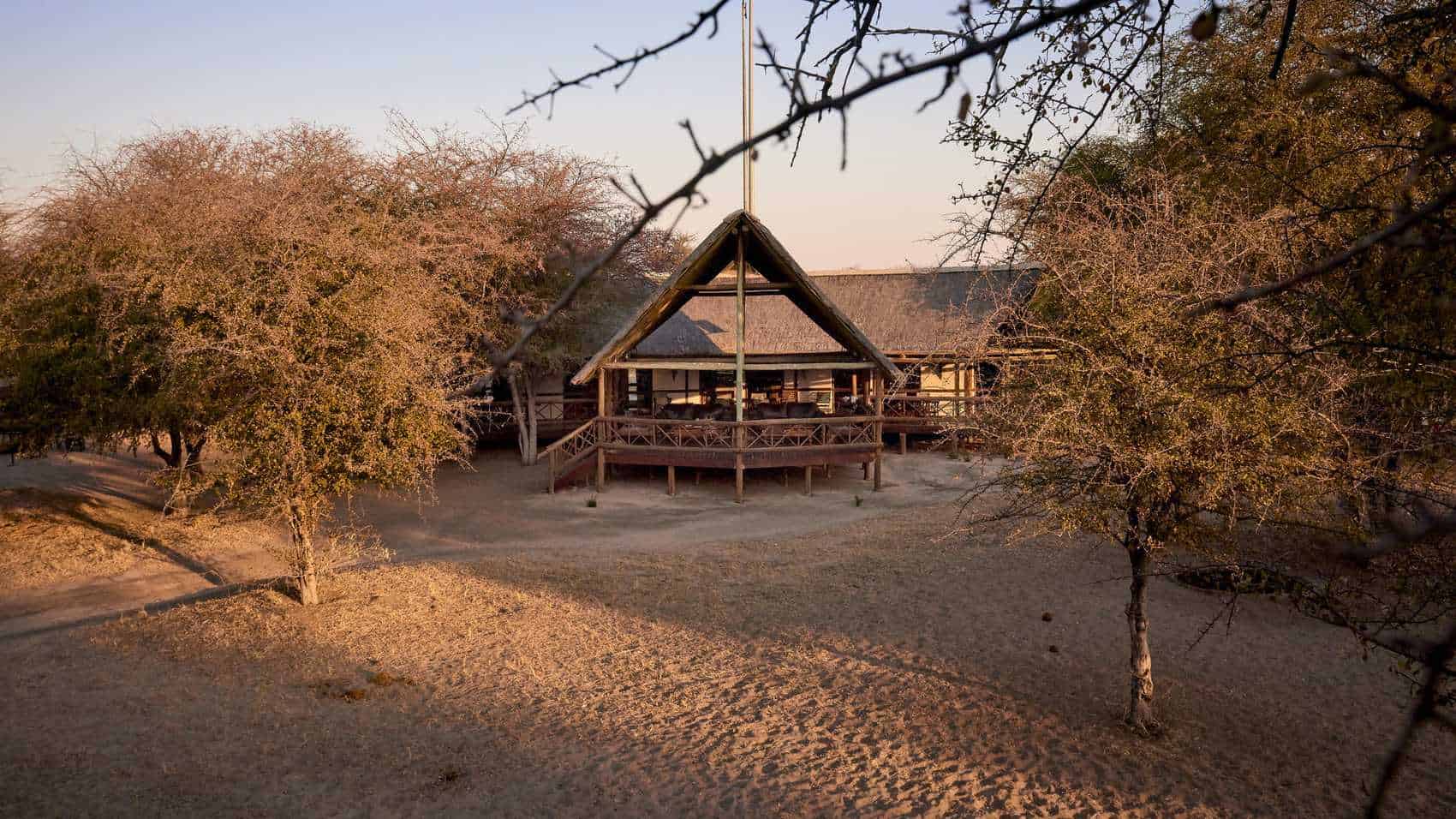 Deception Valley Lodge, which can be booked on a Kalahari Safari