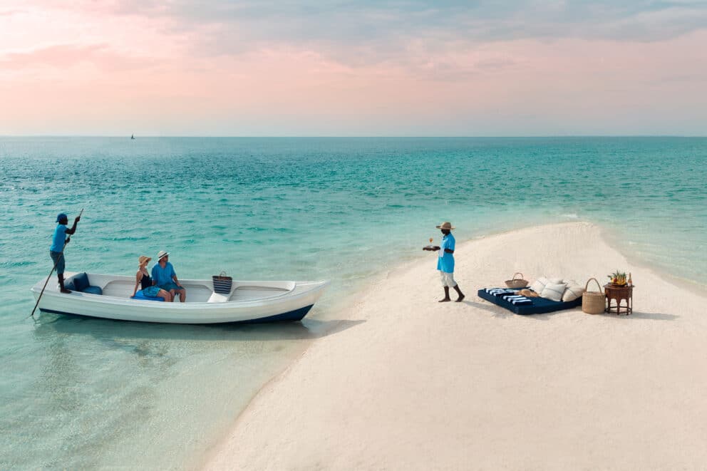 Island picnic on Benguerra Island