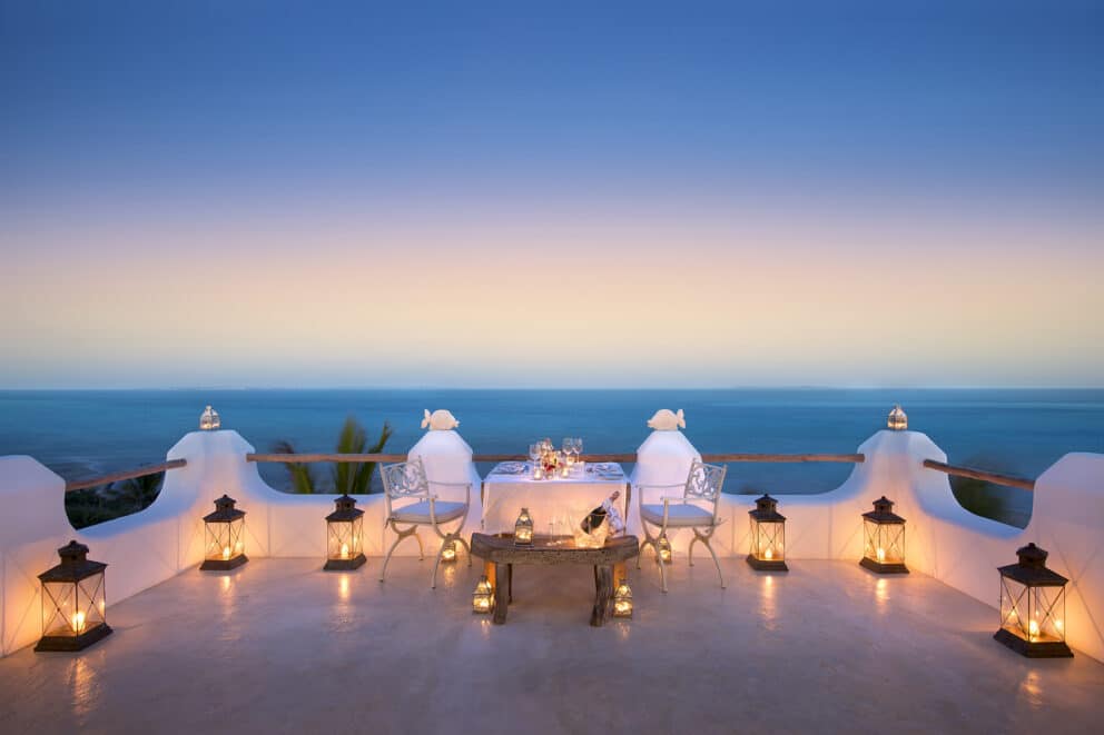 Sunset view from Santorini Mozambique | Photo credit: Santorini Mozambique