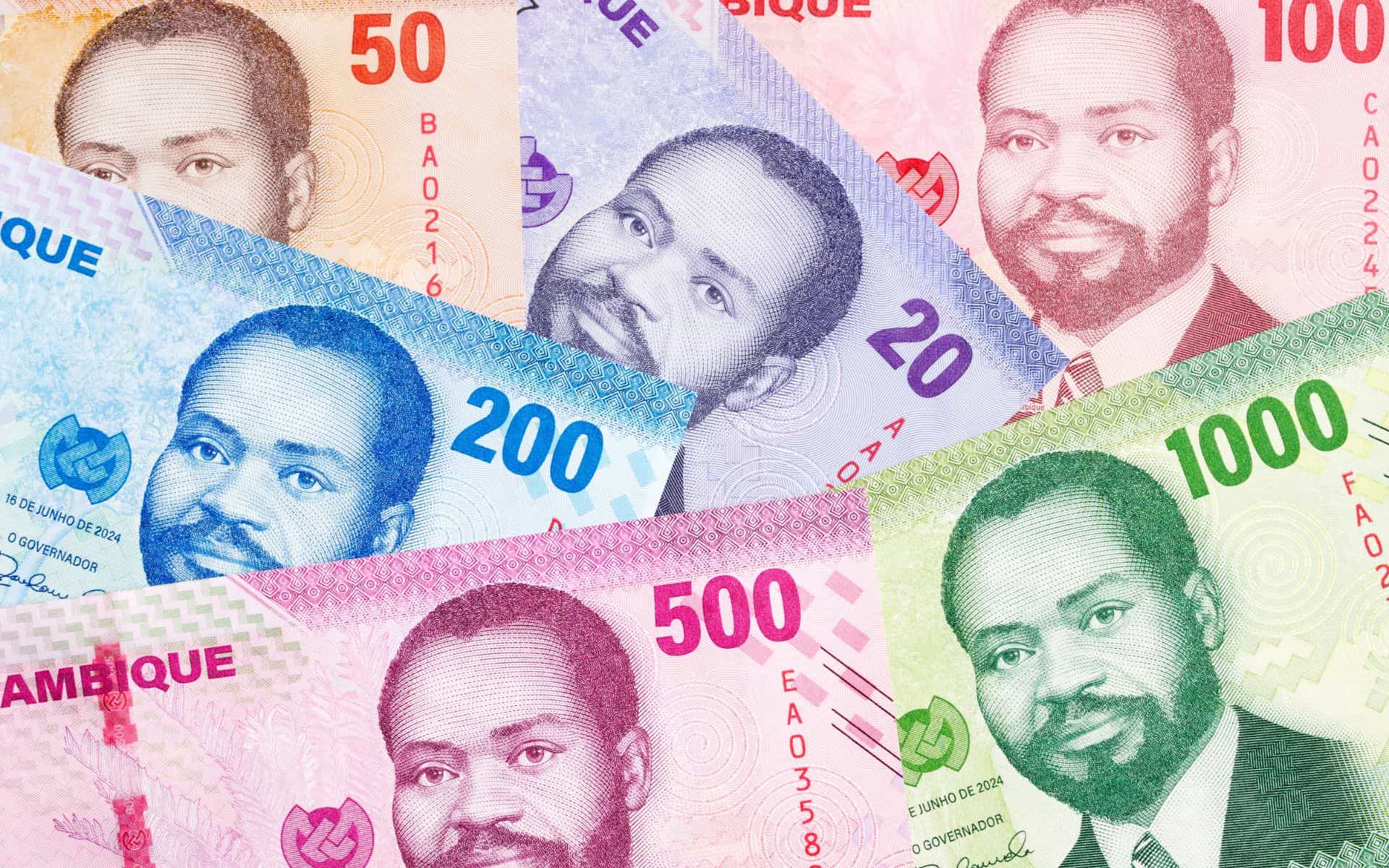 Mozambique Metical, a southern Africa currency