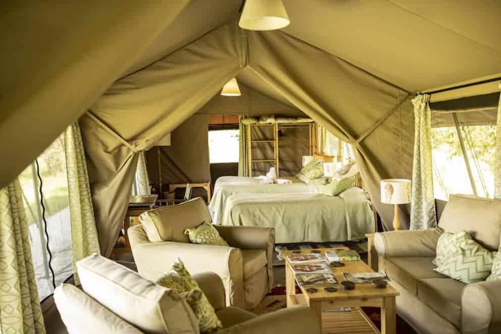 Porini Lion Camp Interior