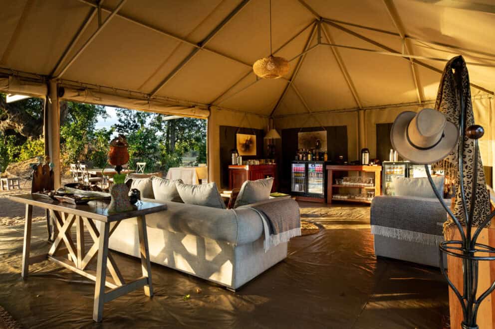 Ingwe Pan main tent , Image credit, Ingwe Pan